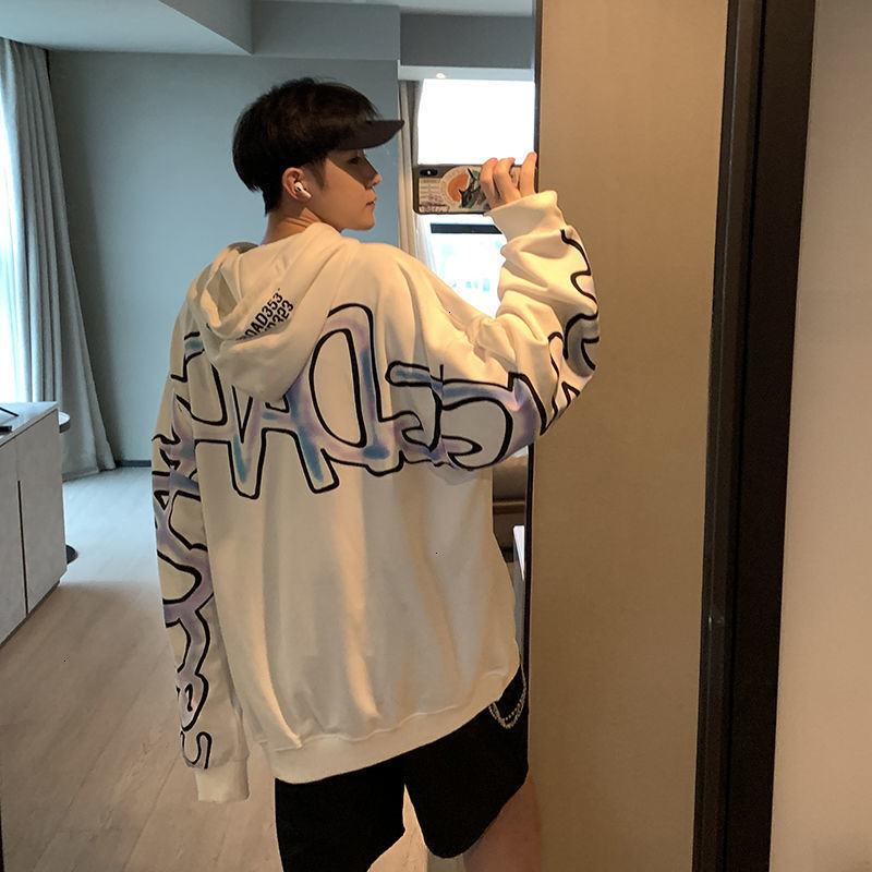 2021 New Men's Casual Oversize Letter Printed Hoodie Woman Korean Streetwear Hooded Sweatshirts Hip Hop Fashion Male Clothing Jhuw, White
2021 New Men's Casual Oversize Letter Printed Hoodie Woman Korean Streetwear Hooded Sweatshirts Hip Hop Fashion Male Clothing Jhuw, White