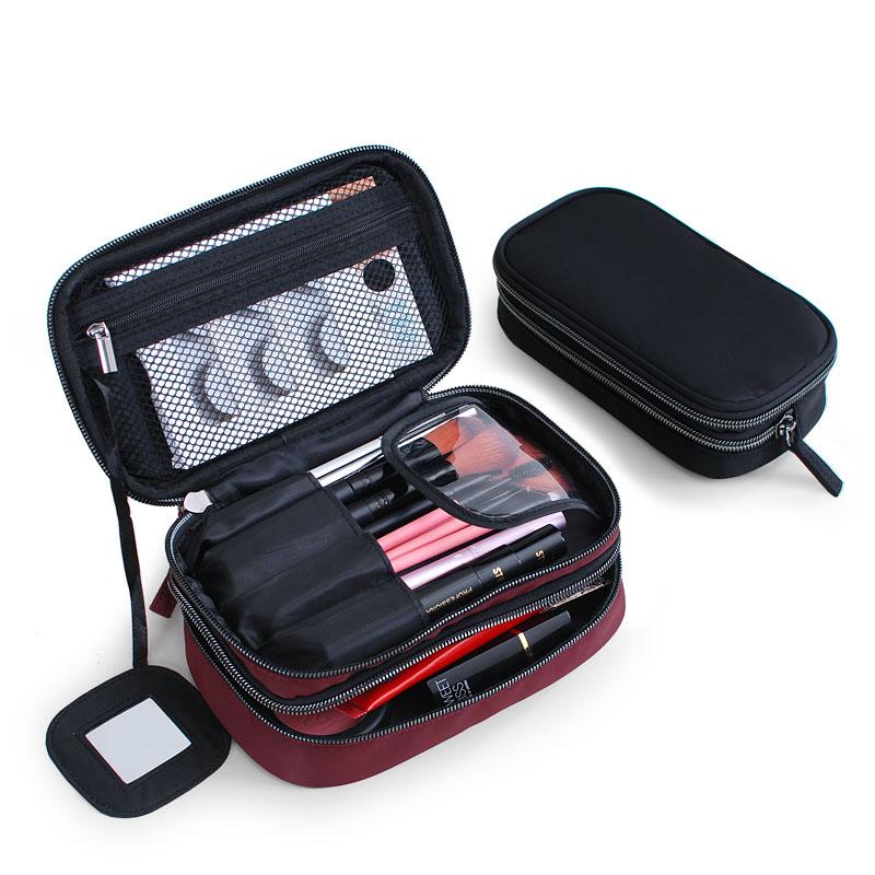 Waterproof Zipper Cosmetic Bag 2 Layer Makeup Beauty Organizer Women's Men Travel Toiletry Kit Case Charger Package Accessories
Waterproof Zipper Cosmetic Bag 2 Layer Makeup Beauty Organizer Women's Men Travel Toiletry Kit Case Charger Package Accessories
