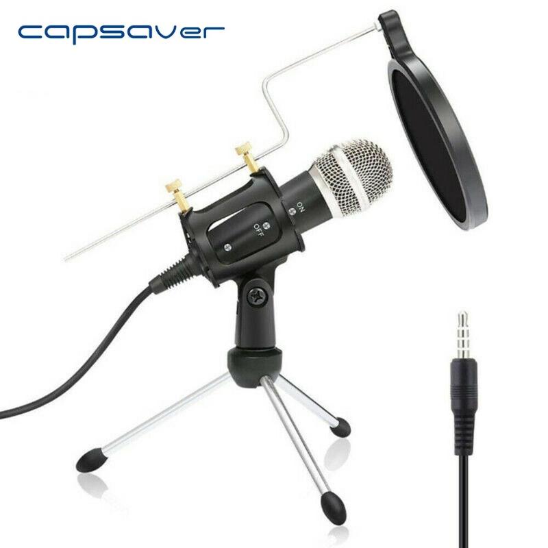 capsaver USB Microphone Professional Recording Condenser Mic Kit with Tripod Stand For PC Laptop Studio Youtube Broadcasting
capsaver USB Microphone Professional Recording Condenser Mic Kit with Tripod Stand For PC Laptop Studio Youtube Broadcasting