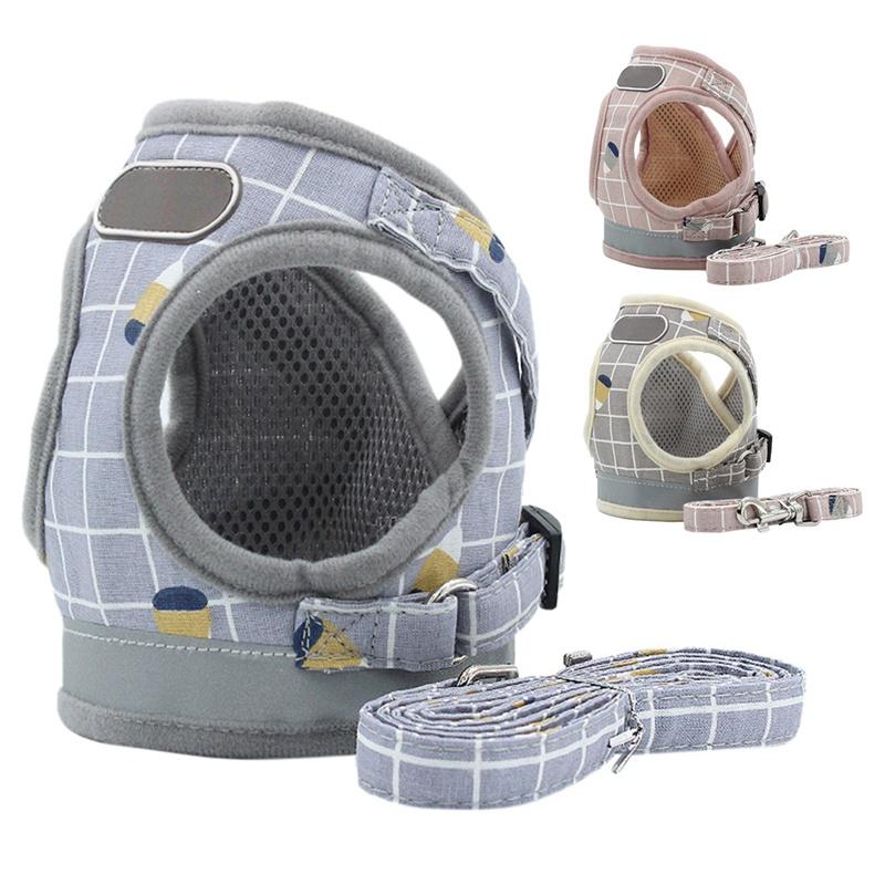 Collar Harness Pet Small Large Dog Cat With Comfortable Mesh Chest Strap Adjustable Reflective Plaid Leash Dog Accessories
Collar Harness Pet Small Large Dog Cat With Comfortable Mesh Chest Strap Adjustable Reflective Plaid Leash Dog Accessories