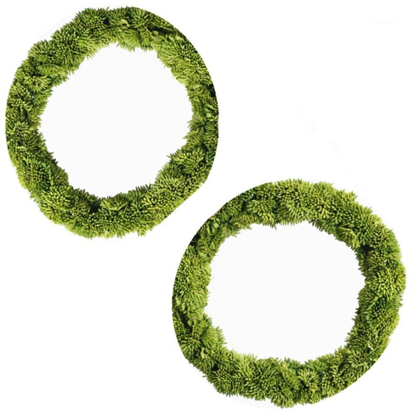 2pcs 8" Artificial Succulent Plant Christmas Wreath Flower Door Garland Wedding Home Decoration Green AP0041, As pic
2pcs 8" Artificial Succulent Plant Christmas Wreath Flower Door Garland Wedding Home Decoration Green AP0041, As pic