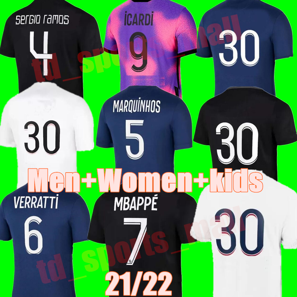 Top New MBAPPE soccer jersey SERGIO RAMOS 21 22 Maillots de football 2021 2022 VERRATTI PsGs adult Women Men kids kit ICARDI shirt uniforms enfants foot third 3rd, Adult home+league patch
Top New MBAPPE soccer jersey SERGIO RAMOS 21 22 Maillots de football 2021 2022 VERRATTI PsGs adult Women Men kids kit ICARDI shirt uniforms enfants foot third 3rd, Adult home+league patch