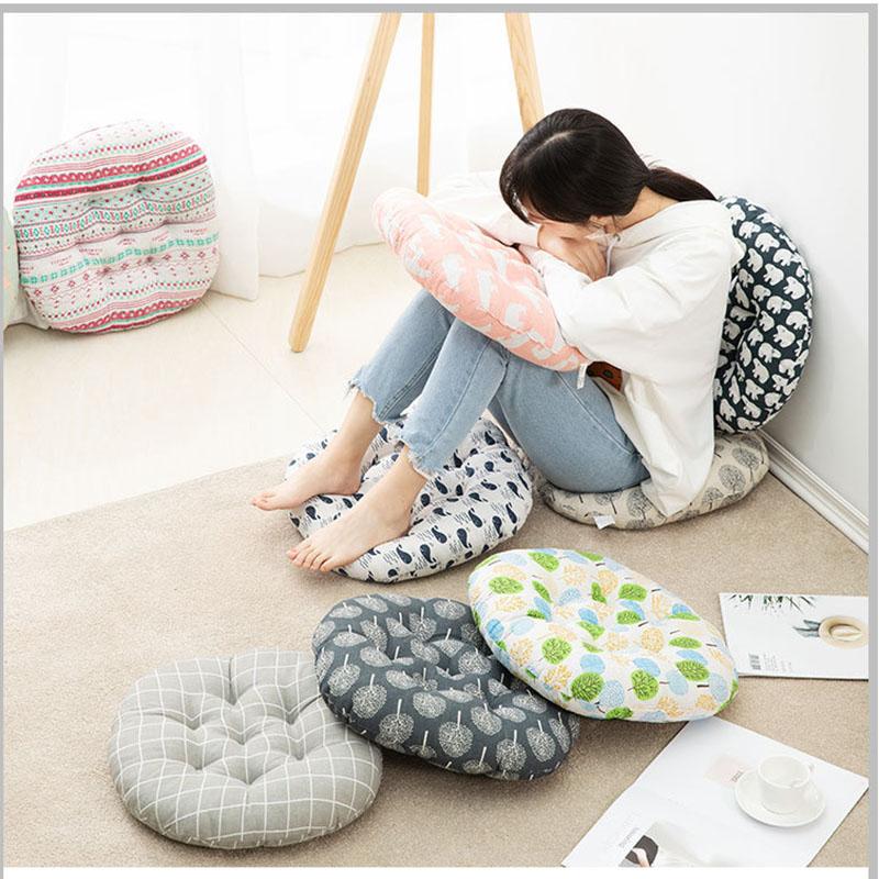Cotton linen cushion color printing fashion tatami round cushion thick breathable pillow chair sofa decoration soft
Cotton linen cushion color printing fashion tatami round cushion thick breathable pillow chair sofa decoration soft