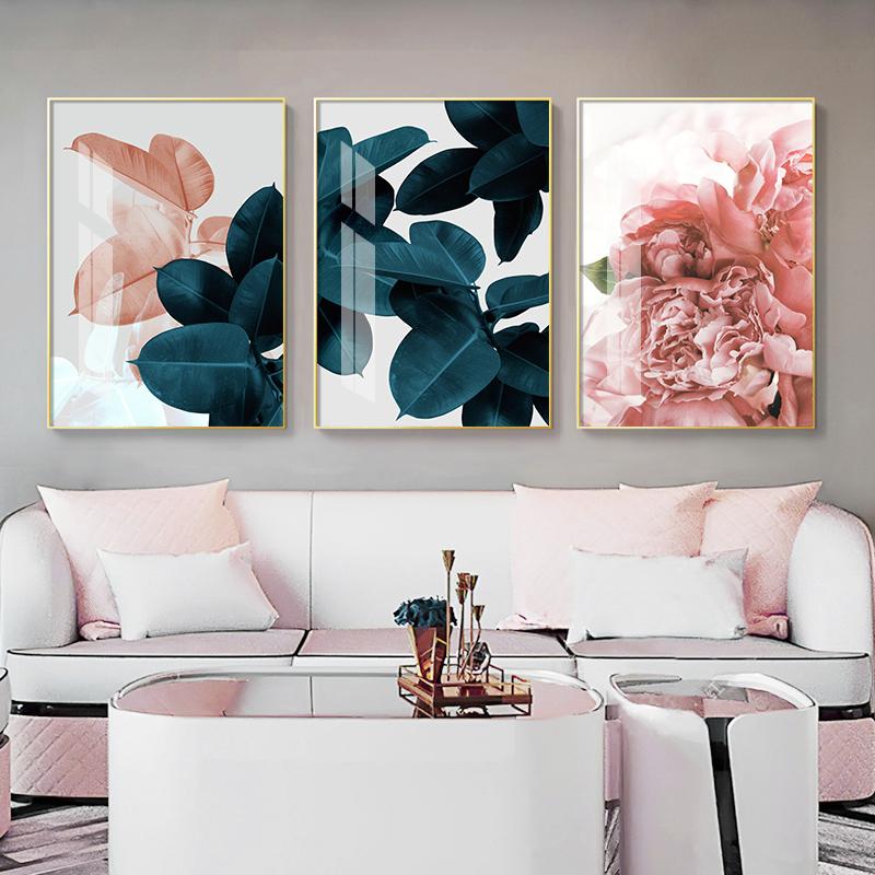 Pink Green Flower Canvas Painting Leaf Nordic Poster Wall Art Abstract Posters and Prints Wall Pictures For Living Room Decor
Pink Green Flower Canvas Painting Leaf Nordic Poster Wall Art Abstract Posters and Prints Wall Pictures For Living Room Decor