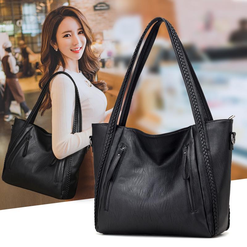 LIKETHIS 2021 Women's Handbags High Quality Soft Pu Leather Large Pocket Fashion Casual Shoulder Bags Brand Large Capacity Bag, Black bag
LIKETHIS 2021 Women's Handbags High Quality Soft Pu Leather Large Pocket Fashion Casual Shoulder Bags Brand Large Capacity Bag, Black bag