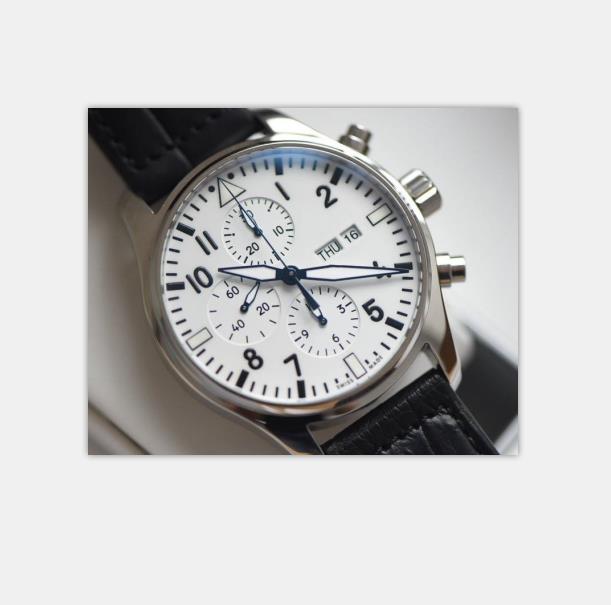 7750 mechanical chronograph, Black 
7750 mechanical chronograph, Black