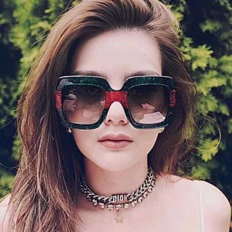 Sunglasses 2022 Oversized For Women Brand Designer Retro Sun Glasses Red Green Shades Eyewear Woman, White;black
Sunglasses 2022 Oversized For Women Brand Designer Retro Sun Glasses Red Green Shades Eyewear Woman, White;black