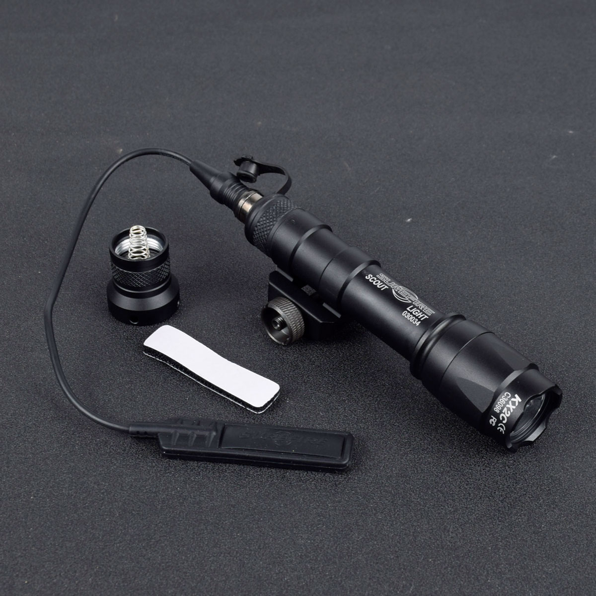 Tactical M600C M600 Scout Light LED Spotlight Constant and Momentary Output with Tail Switch, Black
Tactical M600C M600 Scout Light LED Spotlight Constant and Momentary Output with Tail Switch, Black
