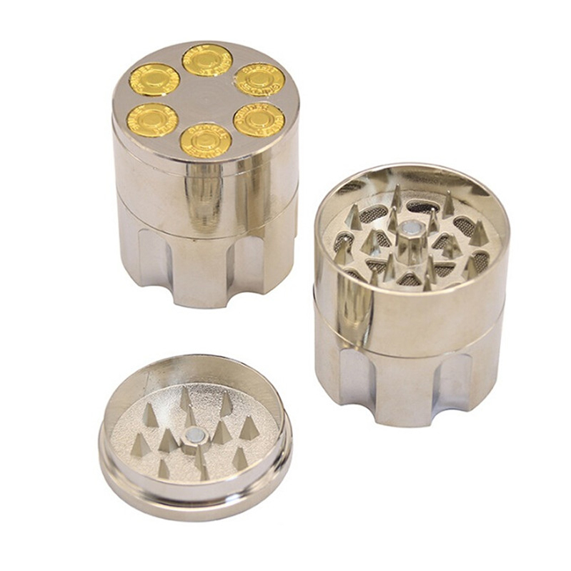 42mm*45mm Metal Bullet Shape 26 Teeth Herb Crusher Cigar Tobacco Grinder Smoking Grinder Accessory Hand Muller Gift
42mm*45mm Metal Bullet Shape 26 Teeth Herb Crusher Cigar Tobacco Grinder Smoking Grinder Accessory Hand Muller Gift