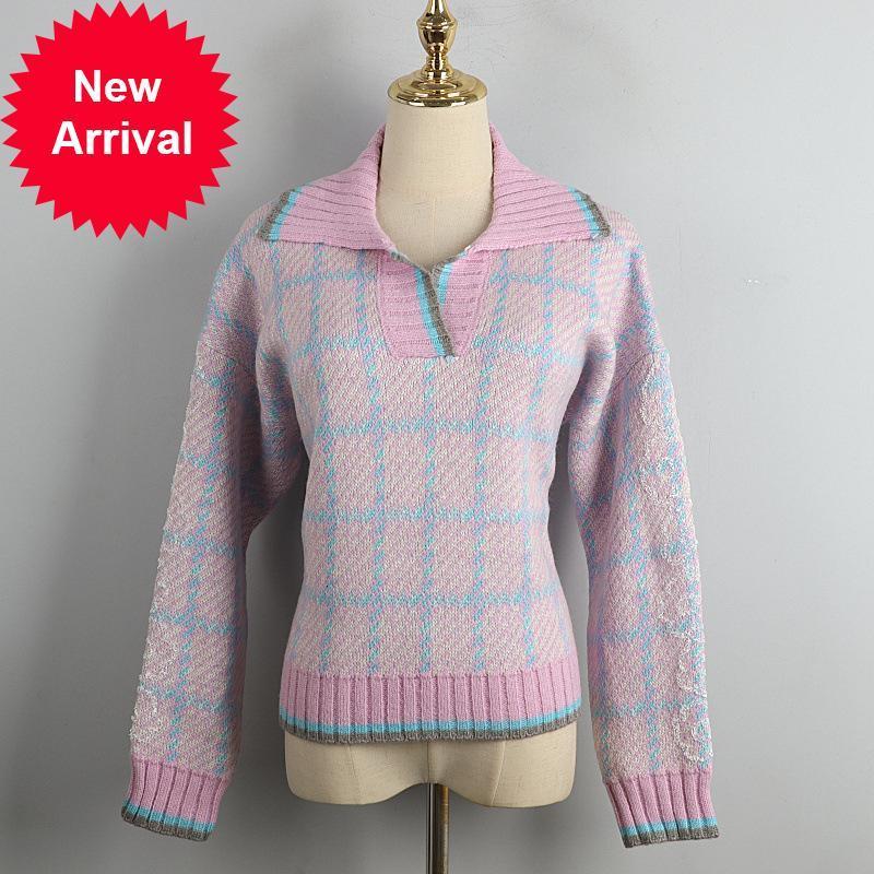 New New 2021 Purple Winter Loose Nightgown Elegant Plaid Women's Lapels with Superior Laziness Soft Casual Sleeve Long Sweater TRDB, Beige
New New 2021 Purple Winter Loose Nightgown Elegant Plaid Women's Lapels with Superior Laziness Soft Casual Sleeve Long Sweater TRDB, Beige