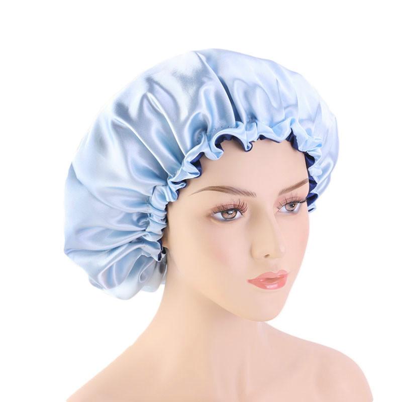 Satin cap sleeping cap Ladies plain double nightcap imitation silk hair care chemotherapy with adjusting buckle, White
Satin cap sleeping cap Ladies plain double nightcap imitation silk hair care chemotherapy with adjusting buckle, White