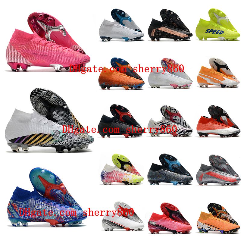2020 quality mens soccer shoes Mercurial Superfly 7 Elite FG high ankle soccer cleats CR7 neymar ronaldo football boots hot
2020 quality mens soccer shoes Mercurial Superfly 7 Elite FG high ankle soccer cleats CR7 neymar ronaldo football boots hot