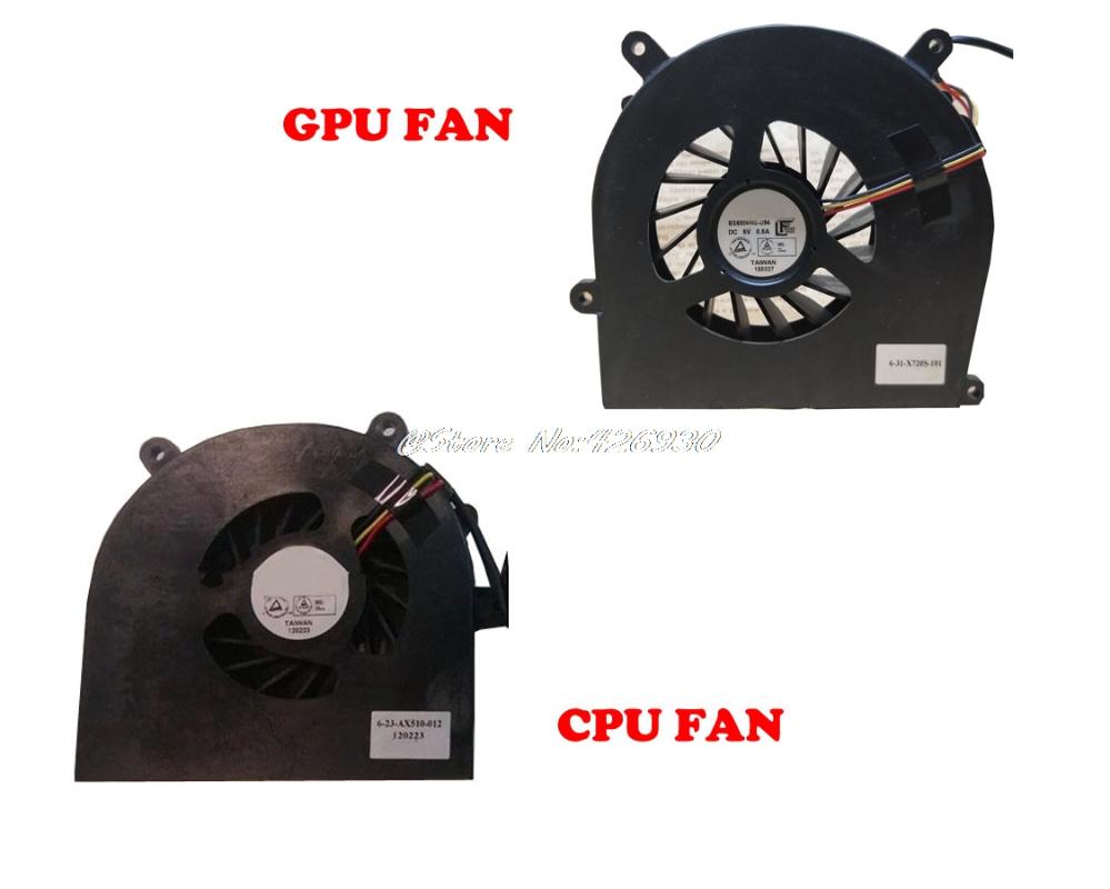 CPU GPU FAN For CLEVO P170EM P150EM P170 P370 P570 P157SM P177SM-A BS6005HS-U0D 6-23-AX510-012 BS6005MS-U94 6-31-X720S-101
CPU GPU FAN For CLEVO P170EM P150EM P170 P370 P570 P157SM P177SM-A BS6005HS-U0D 6-23-AX510-012 BS6005MS-U94 6-31-X720S-101