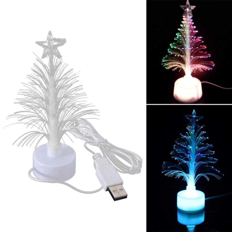Mini LED Christmas Tree Night Light Color Changing Fiber Optical Light USB Connection Lamp Festival Decor for Bedroom Shopping
Mini LED Christmas Tree Night Light Color Changing Fiber Optical Light USB Connection Lamp Festival Decor for Bedroom Shopping