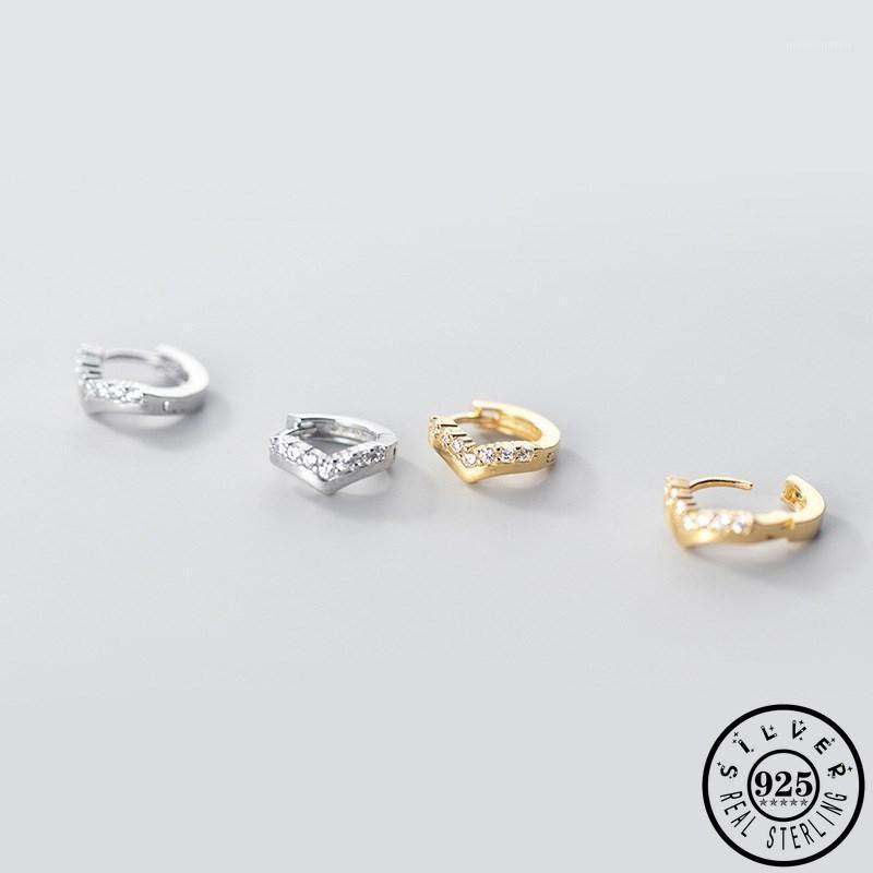 925 Sterling Silver Cubic Zirconia Letter V Shape Small Hoops Earrings Gold Color Round Circle Ear Rings Earings for Women1
925 Sterling Silver Cubic Zirconia Letter V Shape Small Hoops Earrings Gold Color Round Circle Ear Rings Earings for Women1