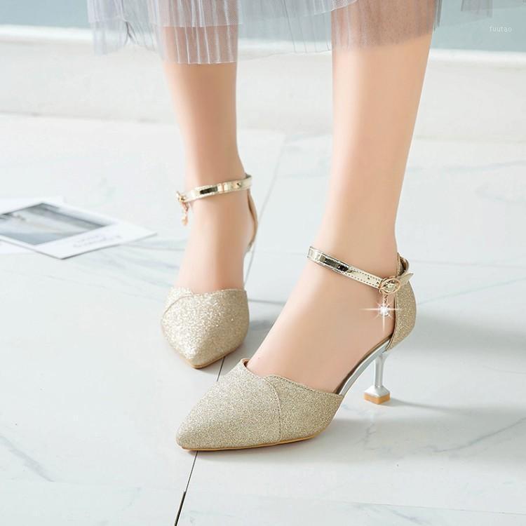 Big Size 11 12 13 14 15 16 high heels sandals women shoes woman summer ladies Baotou thin with one-word button-point sequins1, Silver
Big Size 11 12 13 14 15 16 high heels sandals women shoes woman summer ladies Baotou thin with one-word button-point sequins1, Silver
