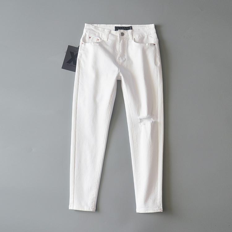 Knee Hole High Waist Nine-point Pants Women's Casual Loose Harem Pants Trend Shows Long-legged Stars with The Same Paragraph, Black
Knee Hole High Waist Nine-point Pants Women's Casual Loose Harem Pants Trend Shows Long-legged Stars with The Same Paragraph, Black
