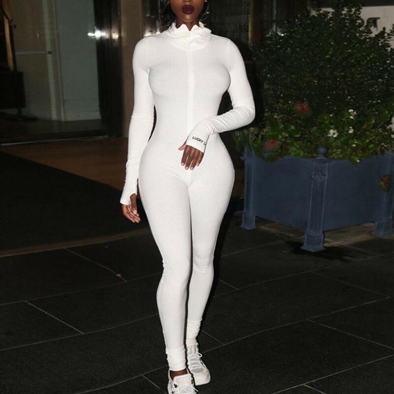 Active Women Yoga Jumpsuit Workout Clothes One Piece Sports Pants Sexy High Neck Tracksuit Mujer Fitness Running Gym Sport Set, White
Active Women Yoga Jumpsuit Workout Clothes One Piece Sports Pants Sexy High Neck Tracksuit Mujer Fitness Running Gym Sport Set, White