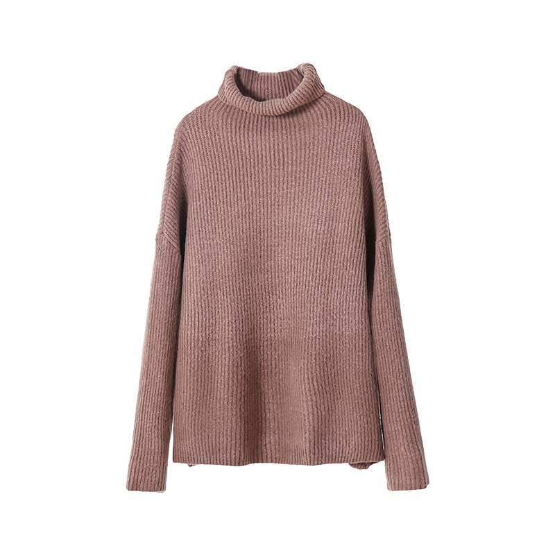 toppies autumn winter turtleneck sweater women oversized knitted tops soft warm pullovers 201030wtt