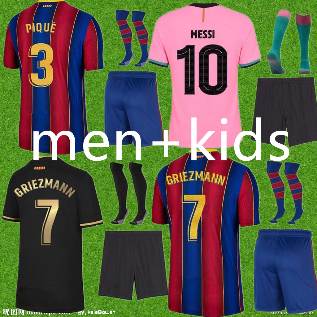 men+kids soccer jersey 2020 2021 ANSU FATI camiseta de futbol MESSI 20 21 GRIEZMANN SUAREZ F. DE JONG Maillots football shirt men kids kits, Black
men+kids soccer jersey 2020 2021 ANSU FATI camiseta de futbol MESSI 20 21 GRIEZMANN SUAREZ F. DE JONG Maillots football shirt men kids kits, Black