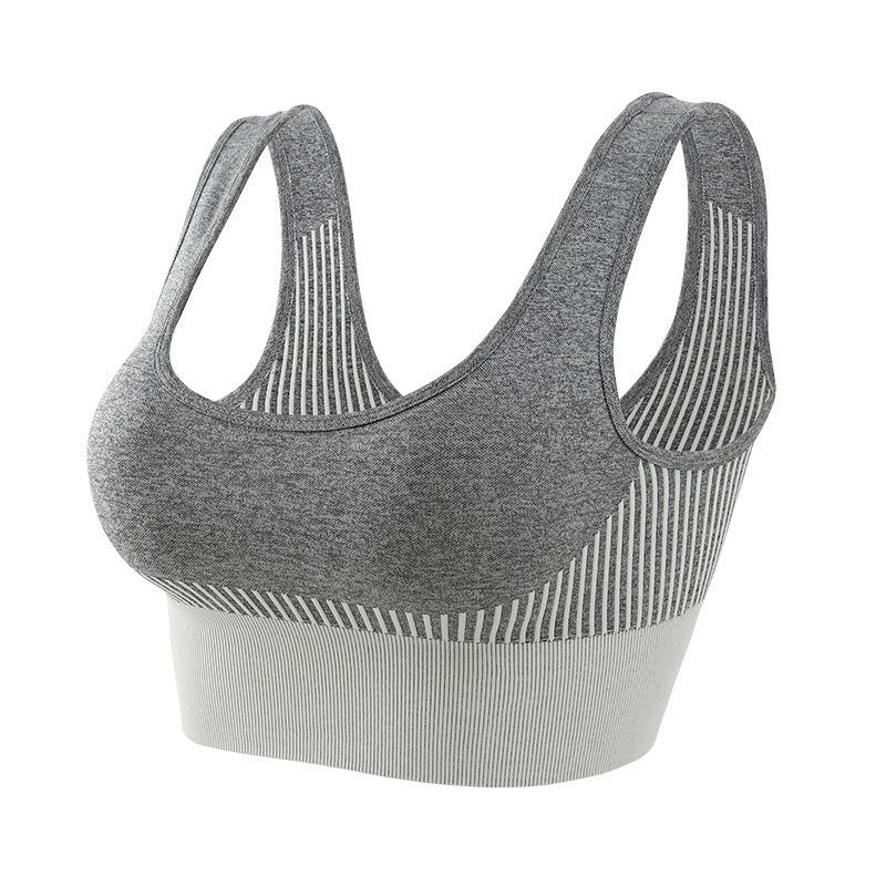 Underwear Running Fitness Yoga Vest High Strength Shockproof Sports Bras for Women Push Up Gym Sportswear Athletic Naked-feel, Grey
Underwear Running Fitness Yoga Vest High Strength Shockproof Sports Bras for Women Push Up Gym Sportswear Athletic Naked-feel, Grey