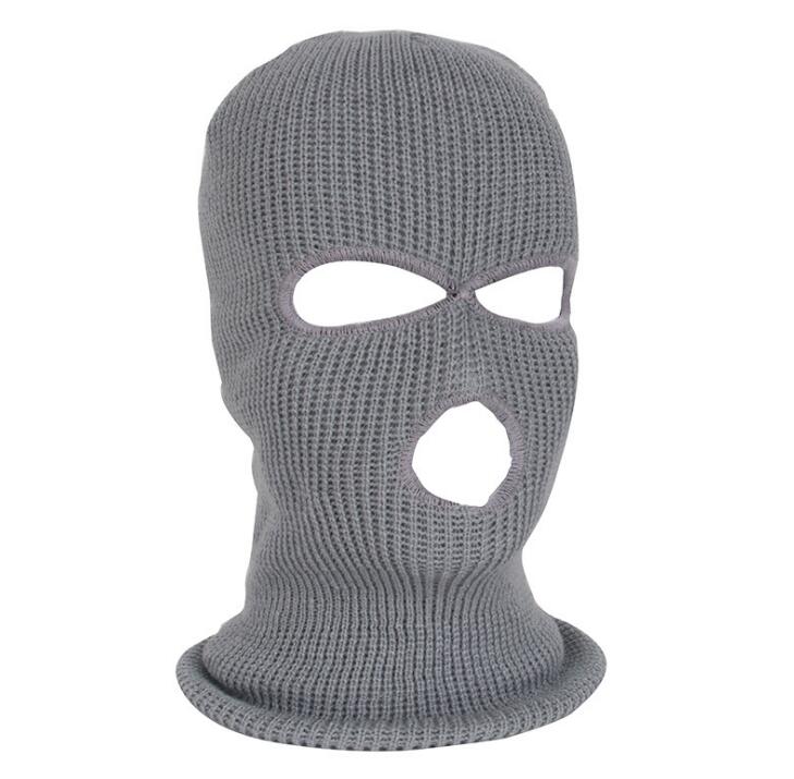 Winter warm hood men's ski and cold riding knitted hat electric motorcycle windproof mask sports face shield GD809