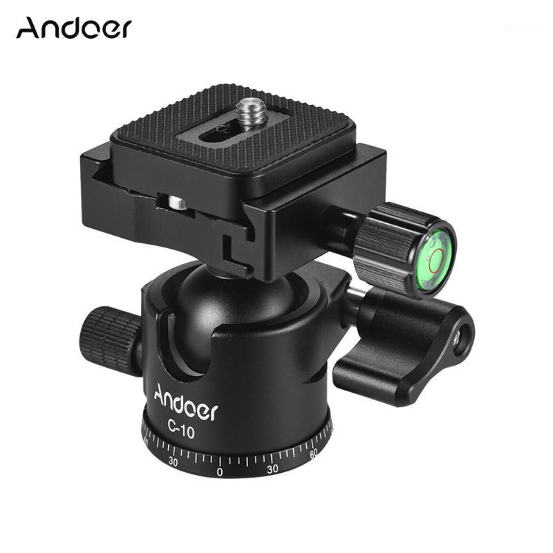 Andoer C-10 Aluminum Alloy Camera Tripod Ball Head Mini Ballhead Low Center of Gravity+Quick Release Plate for1
Andoer C-10 Aluminum Alloy Camera Tripod Ball Head Mini Ballhead Low Center of Gravity+Quick Release Plate for1