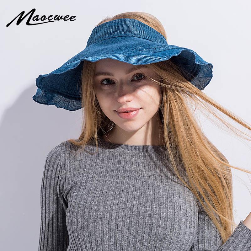 Wide Brim Hats 2021 Women Ladies Summer Visor Cap Golf Tennis Sun Hat Female Girls Outdoor Beach Sports Top Defence Ultraviolet Ray
Wide Brim Hats 2021 Women Ladies Summer Visor Cap Golf Tennis Sun Hat Female Girls Outdoor Beach Sports Top Defence Ultraviolet Ray