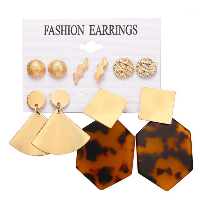 New style metal slice polygon leopard print acrylic Earring Set 5 pairs of earrings aretes de mujer modernos 20201
New style metal slice polygon leopard print acrylic Earring Set 5 pairs of earrings aretes de mujer modernos 20201