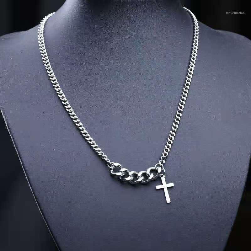 Emo Hip Hop Retro Short Cross Chain Necklace for Women Simple Punk Silver Color Titanium Steel Neck Chain Fashion Trend New 20201
Emo Hip Hop Retro Short Cross Chain Necklace for Women Simple Punk Silver Color Titanium Steel Neck Chain Fashion Trend New 20201