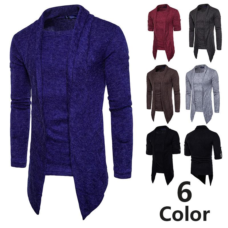 Solid Cardigan Fake Two-piece Sweaters Men' Fashion Slim Knitted Men Sweater Long-sleeved Warm Coat Male Clothes Multicolor, Black
Solid Cardigan Fake Two-piece Sweaters Men' Fashion Slim Knitted Men Sweater Long-sleeved Warm Coat Male Clothes Multicolor, Black