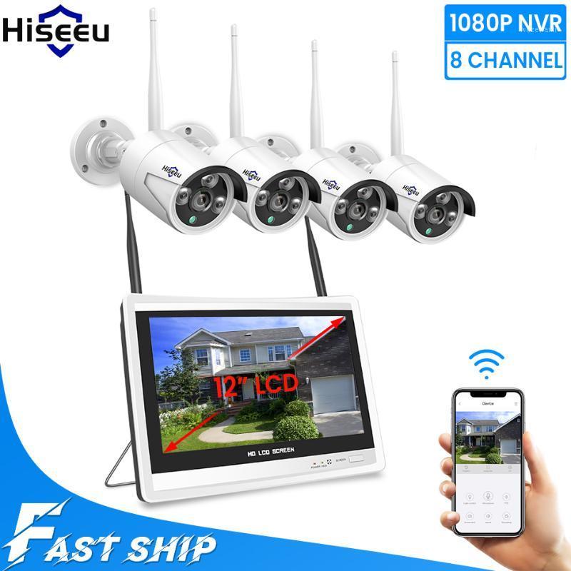Hiseeu 8CH 1080P 12' LCD display Wireless NVR Kits 2MP IP Camera video surveillance HD outdoor security wifi cctv camera system1
Hiseeu 8CH 1080P 12' LCD display Wireless NVR Kits 2MP IP Camera video surveillance HD outdoor security wifi cctv camera system1