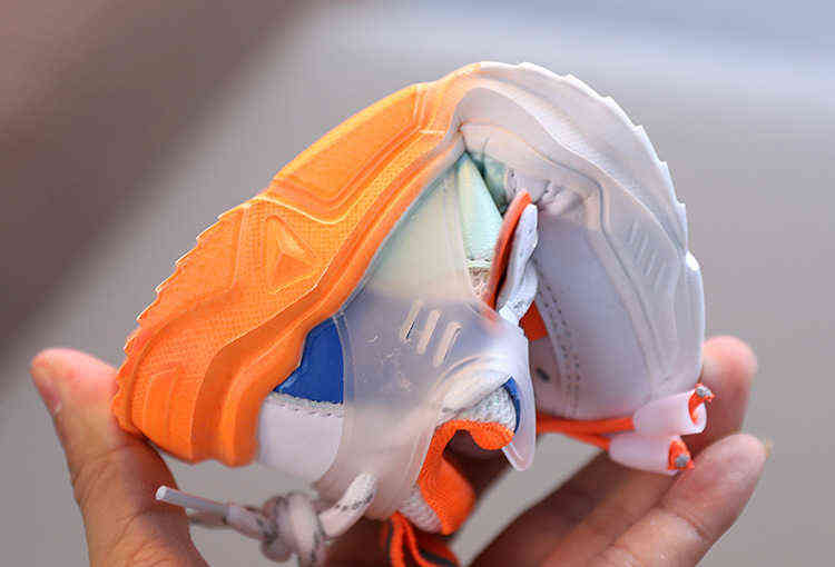 New Autumn Baby Girls Boys Casual Shoe Soft Bottom Non-slip Breathable Outdoor Fashion for Kids Sneakers Children Sports Shoes AA220311