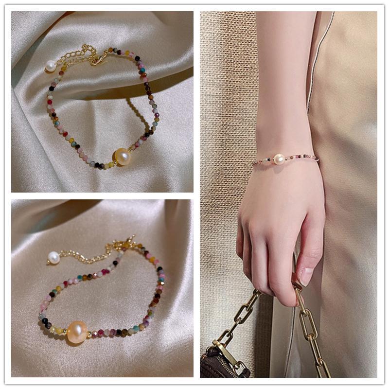 Charm Bracelets Fashion Natural Pearl Colorful Crystal Beads For Women Girls Charms Simple Chic Jewelry Bijoux Gifts
Charm Bracelets Fashion Natural Pearl Colorful Crystal Beads For Women Girls Charms Simple Chic Jewelry Bijoux Gifts