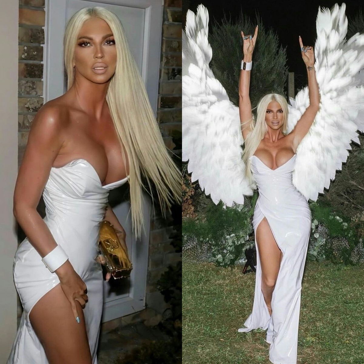 Sweetheart Satin Sexy Prom Dresses with Thigh High Slit Eveing Gowns Plus Size Party Celebrity Dress vestido de novia