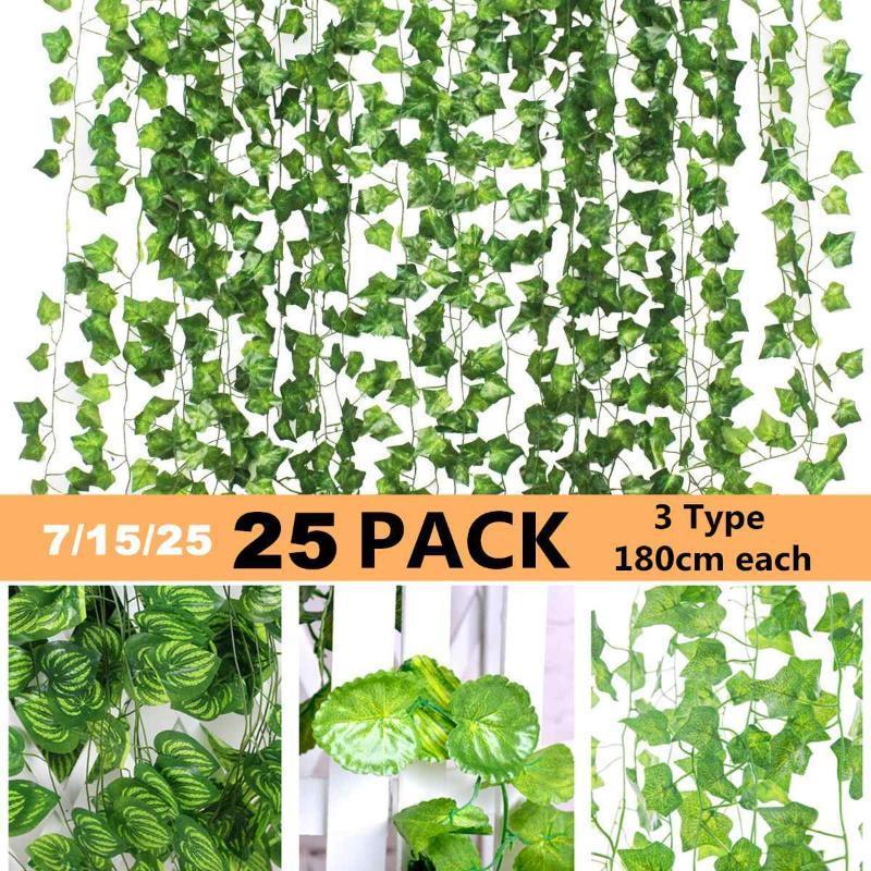 25PCS 180cm Green Artificial Hanging Leaf Garland Plants Crabapple Leaves For Home Decoration Garden Party Wedding Decor1, As pic
25PCS 180cm Green Artificial Hanging Leaf Garland Plants Crabapple Leaves For Home Decoration Garden Party Wedding Decor1, As pic