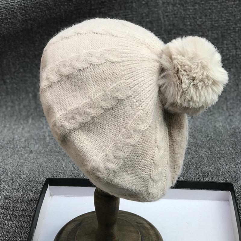 Autumn Winter Pom Pom Knit Beanie Hats Hair Ball Thick Warm Women Soft Painter Hat NZ114
Autumn Winter Pom Pom Knit Beanie Hats Hair Ball Thick Warm Women Soft Painter Hat NZ114