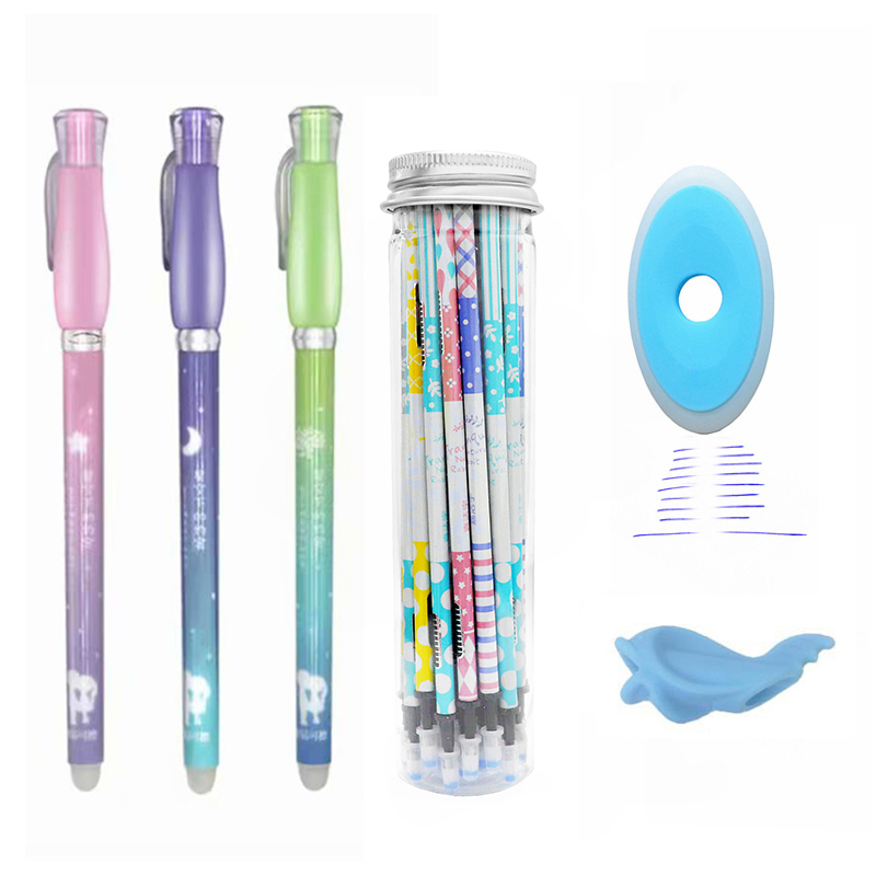 25pcs/set Cute Erasable Gel Pen Refills Rod 0.5mm Washable Magic Erasable Pen for Girl School Office Pen Kawaii Stationery Gift
25pcs/set Cute Erasable Gel Pen Refills Rod 0.5mm Washable Magic Erasable Pen for Girl School Office Pen Kawaii Stationery Gift