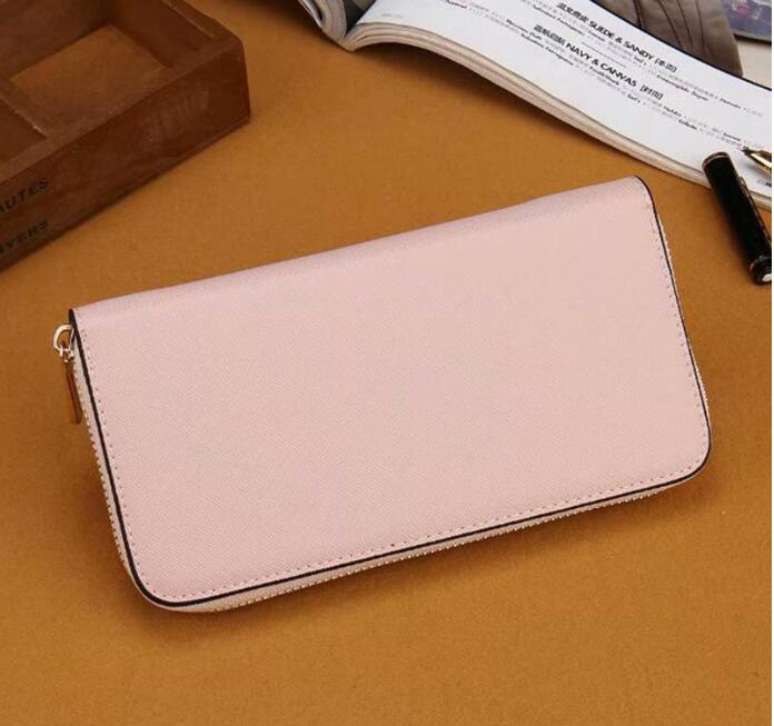 2020 free shipping Wholesale lady long wallet multicolor coin purse Card holder original women classic zipper pocke A12