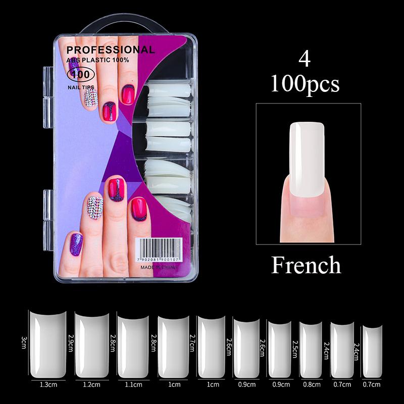 False Nails 100Pcs Boxed Transparent Coffin Fake Natural Long Ballet ABS Full Half Coverage Nail Tips Decorations Pressed On The, Red;gold
False Nails 100Pcs Boxed Transparent Coffin Fake Natural Long Ballet ABS Full Half Coverage Nail Tips Decorations Pressed On The, Red;gold