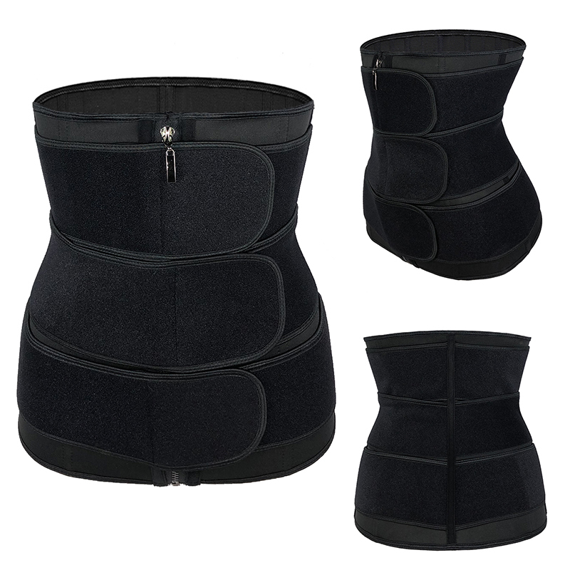 Slim Belt for Woman Corset Trimmer Cincher Body Shaper Belt Slimming Waist Trainer Bodi Shaper Shapewear 3 Strap Long Torso LJ200917