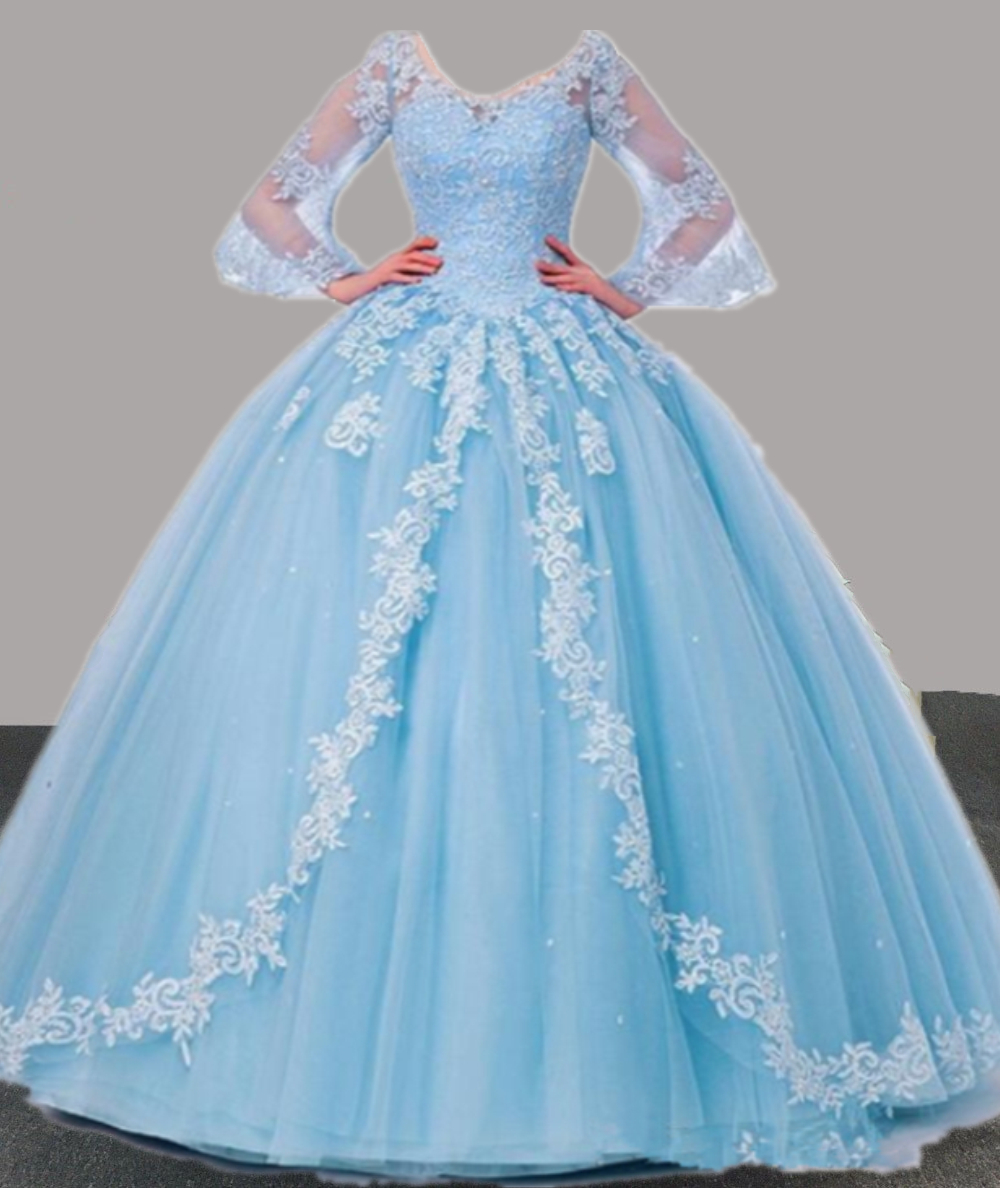 New Tulle Blue Ball Gown Quinceanera Dresses Lace Appliques Sweet 16 Dresses Plus Size Party Prom Evening Gowns Custom Made QC1532, White
New Tulle Blue Ball Gown Quinceanera Dresses Lace Appliques Sweet 16 Dresses Plus Size Party Prom Evening Gowns Custom Made QC1532, White