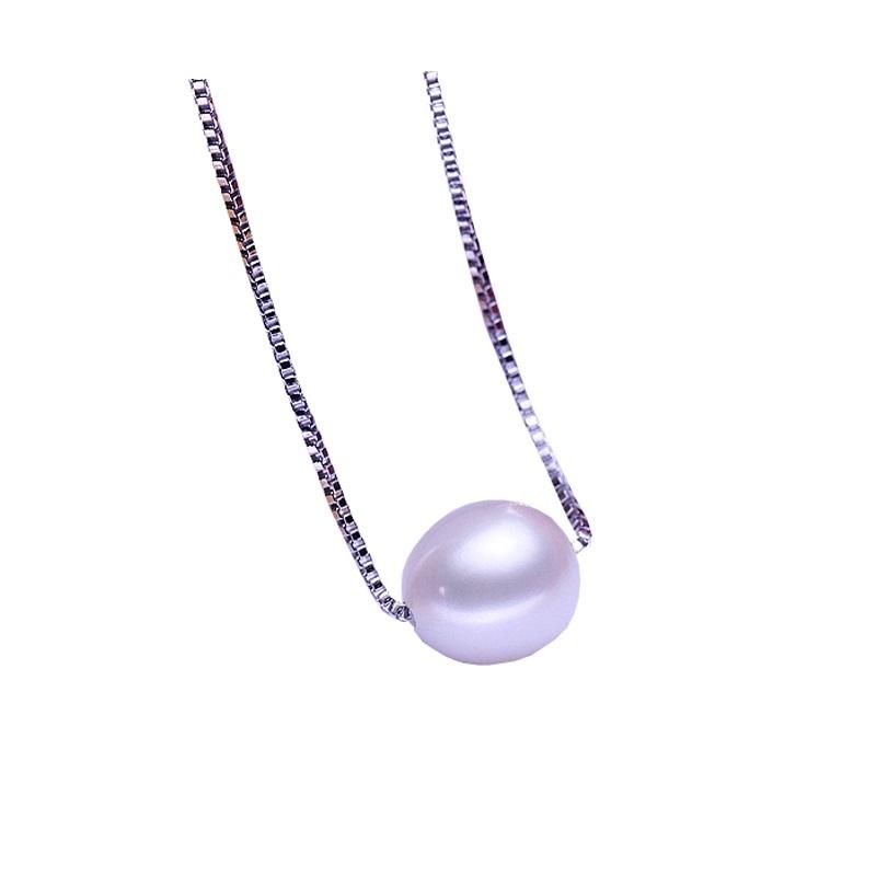 Real 925 Sterling Silver Pendant Necklaces 8-9mm Natural Freshwater Pearl Jewelry for Women Gift
Real 925 Sterling Silver Pendant Necklaces 8-9mm Natural Freshwater Pearl Jewelry for Women Gift