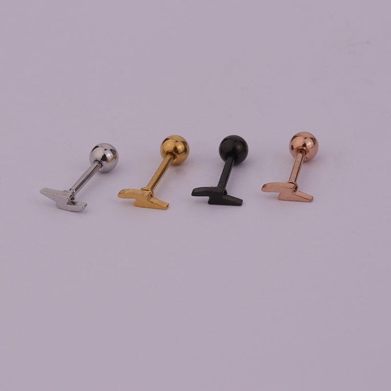 1 PCS Simple Black Gold Color Steel Cute Mini Flash Shape Stud Earring Trendy Geometric Ear Cartilage Cuff Jewelry
1 PCS Simple Black Gold Color Steel Cute Mini Flash Shape Stud Earring Trendy Geometric Ear Cartilage Cuff Jewelry