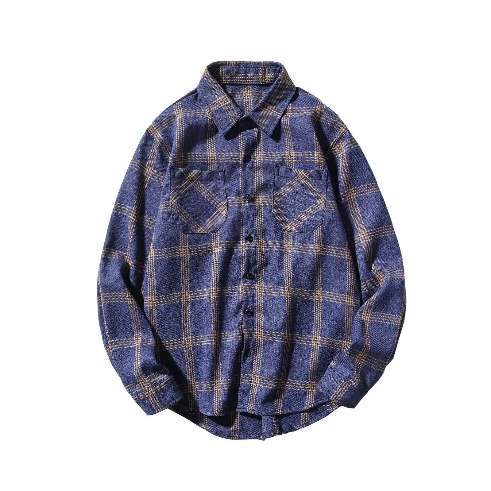 Brand 2021 Spring Autumn Long Sleeves New Flannel Collar Korea Style Shirt for Men's Plaid Harajuku Clothing 5n0r, C757 a
Brand 2021 Spring Autumn Long Sleeves New Flannel Collar Korea Style Shirt for Men's Plaid Harajuku Clothing 5n0r, C757 a