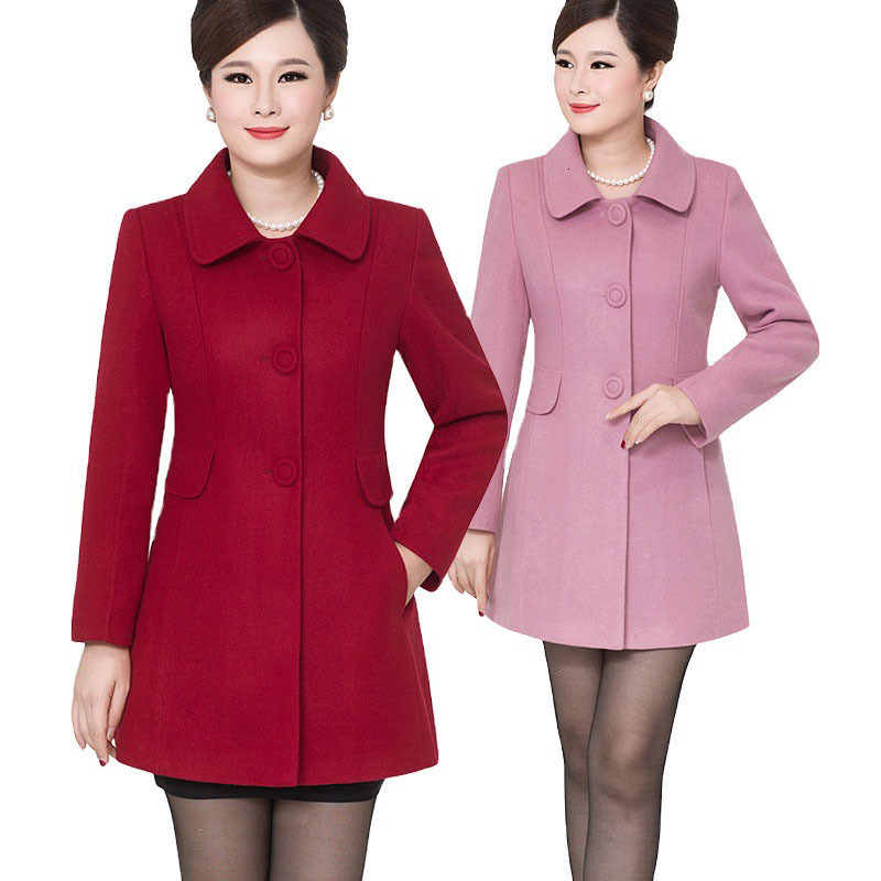 Female Autumn Winter Woman's Coat Big Middle-aged Thin Stylish Jacket Elegant Stole Solid Color Wool Outwr651 J1yy, Purple
Female Autumn Winter Woman's Coat Big Middle-aged Thin Stylish Jacket Elegant Stole Solid Color Wool Outwr651 J1yy, Purple