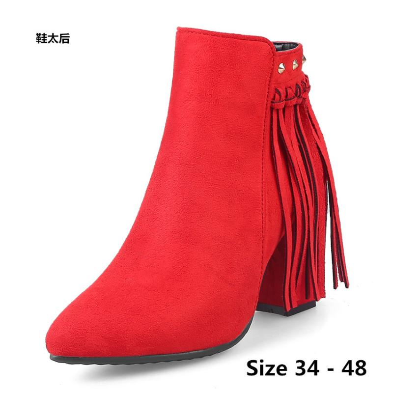 Sexy Boots Woman High Heel Boots High Heels For Women Shoes Spring Autumn Ankle Booties Female Small Big Size 34 - 48, Blue
Sexy Boots Woman High Heel Boots High Heels For Women Shoes Spring Autumn Ankle Booties Female Small Big Size 34 - 48, Blue