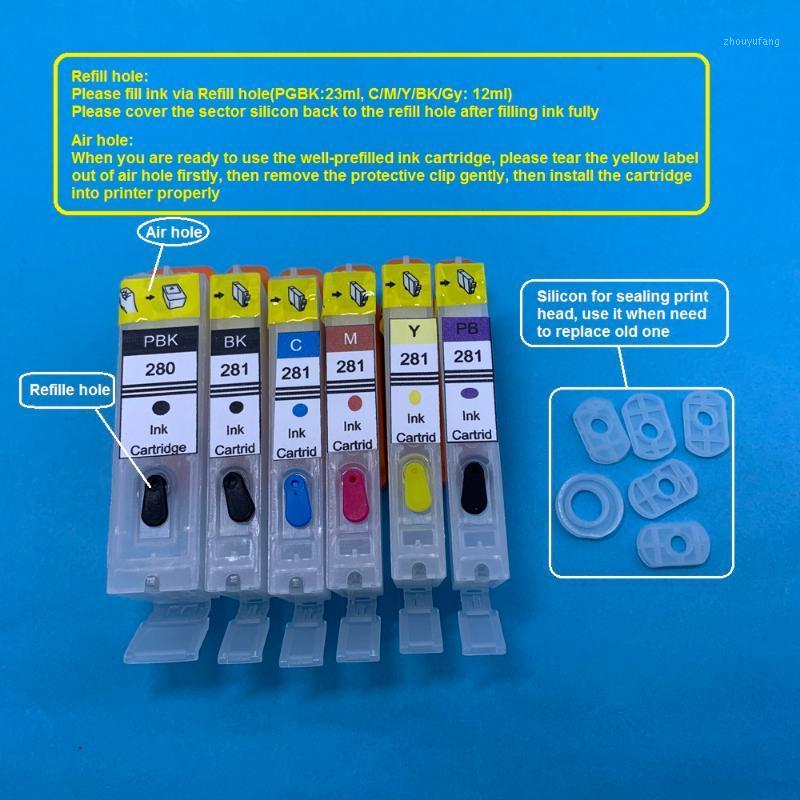 YOTAT Refillable PGI280 PGI-280XXL Ink Cartridge PGI-280 CLI-281 for Canon PIXMA TS8120 TS9120 TR7520 TR8520 TS61201
YOTAT Refillable PGI280 PGI-280XXL Ink Cartridge PGI-280 CLI-281 for Canon PIXMA TS8120 TS9120 TR7520 TR8520 TS61201
