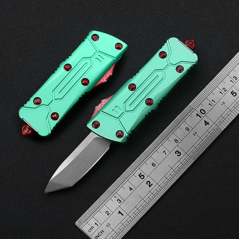4 models Mini Bounty Hunter Hunting Double Action automatic knife Knife Aviation Aluminum Handle D2 Steel Outdoor EDC Portable Tool
4 models Mini Bounty Hunter Hunting Double Action automatic knife Knife Aviation Aluminum Handle D2 Steel Outdoor EDC Portable Tool