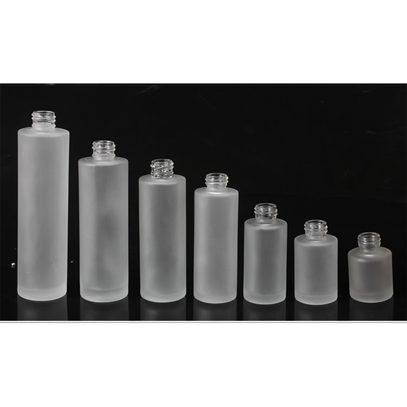 20ml 30ml 40ml 60ml 80ml 100ml 120ml Frosted Glass Cosmetic Bottle Lotion Pump Bottle Refillable Liquid Perfume Spray Bottles